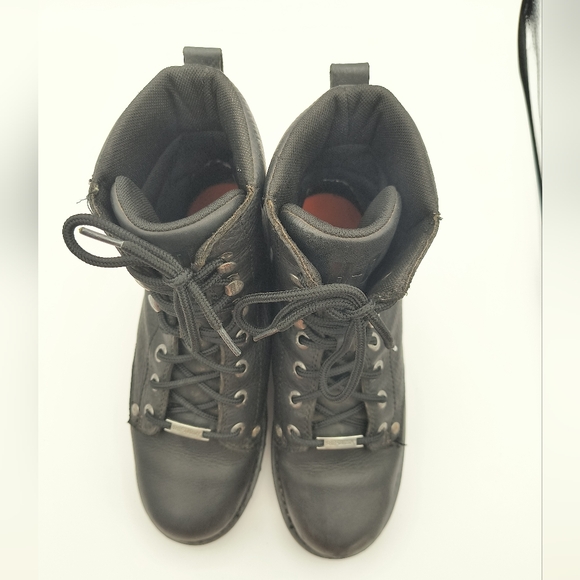 Harley-Davidson Women's Riding Appropriate Cresson 6-Inch Black Motorcycle Boots - Picture 4 of 9